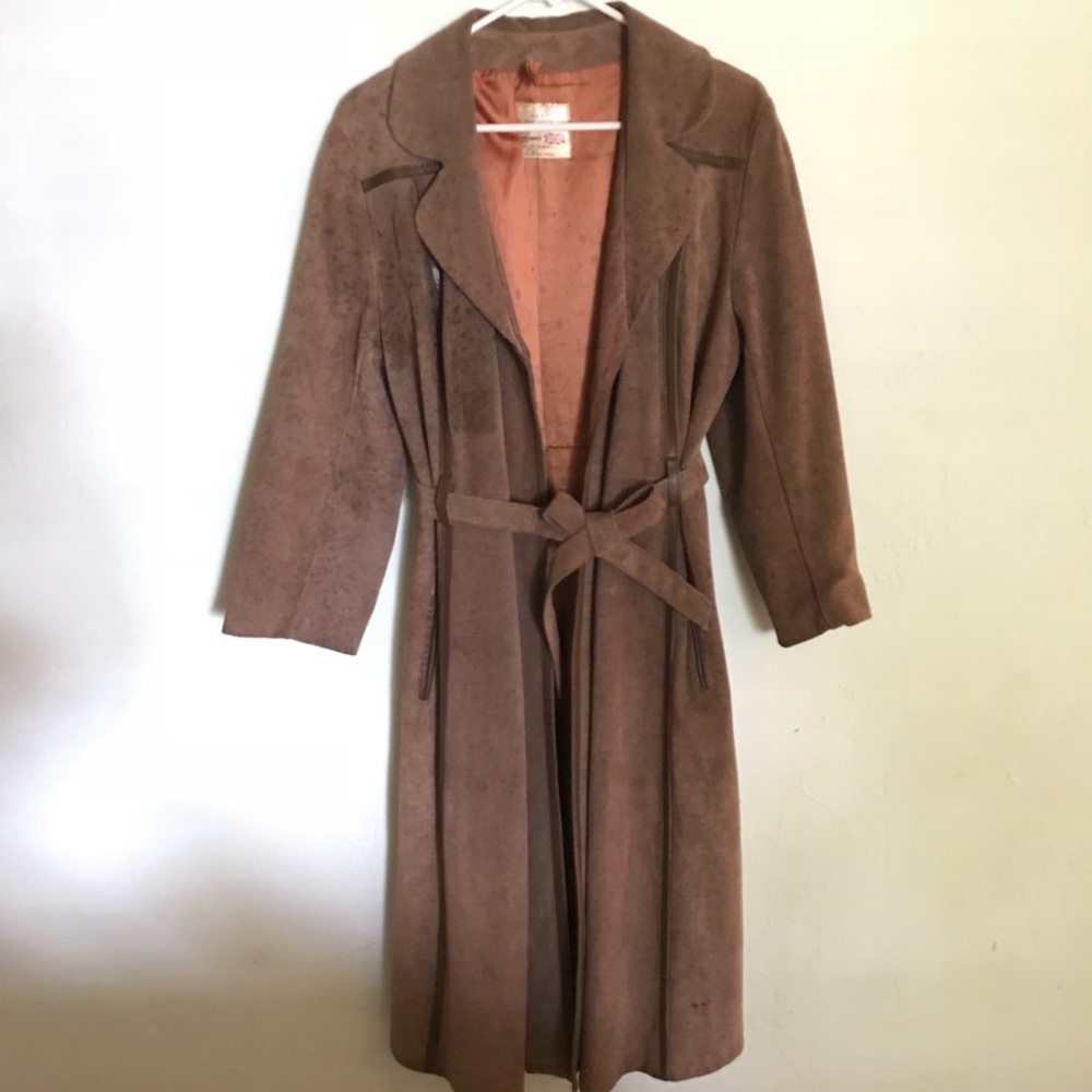 S.G.H. Vintage Lamb Leather Peated Coat